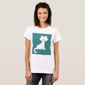 White Cat T-Shirt (Voorkant volledig)