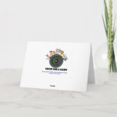 White Cat Thank You Card beroemd gemaakt door Focu Bedankkaart (Achterkant)