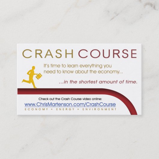 White CC Promo Card (Algemeen) Visitekaartje (Voorkant)