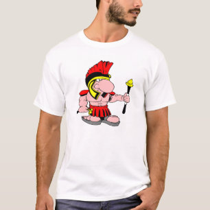 White centurian Sparton Roman T-shirt