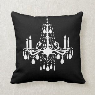White Chandelier Pillow Kussen