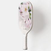 White Cherry Blossom Floral gepersonaliseerd Pickleball Paddle (Links)