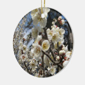White Cherry Blossom / Sakura / サ ク ラ(桜) Keramisch Ornament (Links)