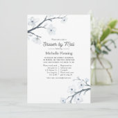 White Cherry Blossom Vrijgezellenfeest by Mail Kaart (Staand voorkant)