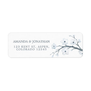 White Cherry Blossom Wedding Etiket