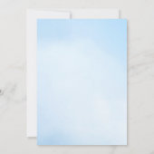 White Cherry Blossom Wedding Invitation Kaart (Achterkant)