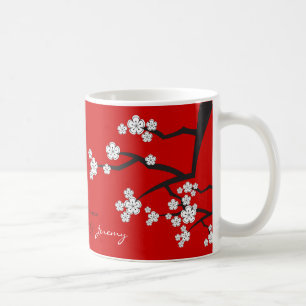 White Cherry Blossom Zen Sakura Asian Wedding Mok