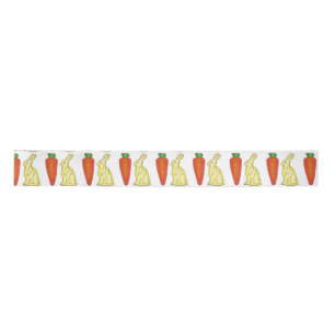 White Chocolate Bunny Rabbit Carrots Easter Snoep Lint