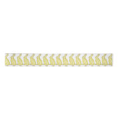 White Chocolate Easter Bunnies Rabbit Bunny Ribbon Lint (Voorkant)