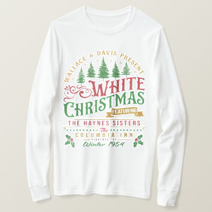 White Christmas Wallace en Davis Haynes zus T-shirt