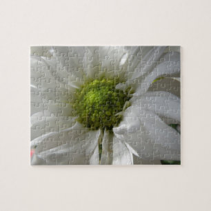 White Chrysanthemum Puzzle Legpuzzel