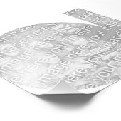 White Circle Lijst Foto Foto Afdruk (Hoek)