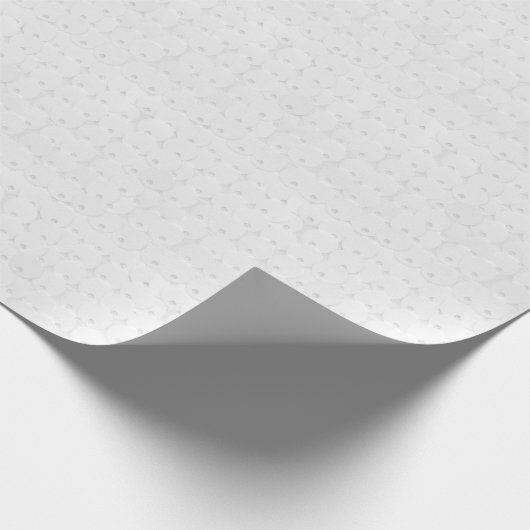 White Circle Sequins Sparkle Shiny Shimmer Glitter Cadeaupapier (Hoek)
