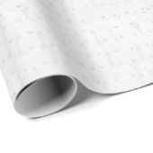 White Circle Sequins Sparkle Shiny Shimmer Glitter Cadeaupapier (Rol Hoek)