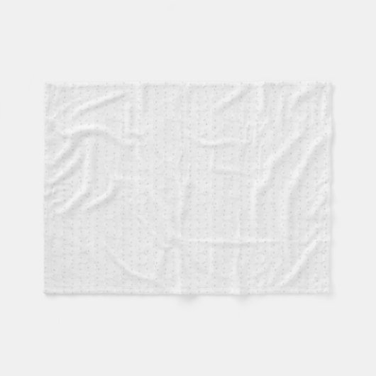 White Circle Sequins Sparkle Shiny Shimmer Glitter Fleece Deken (Voorkant (Horizontaal))