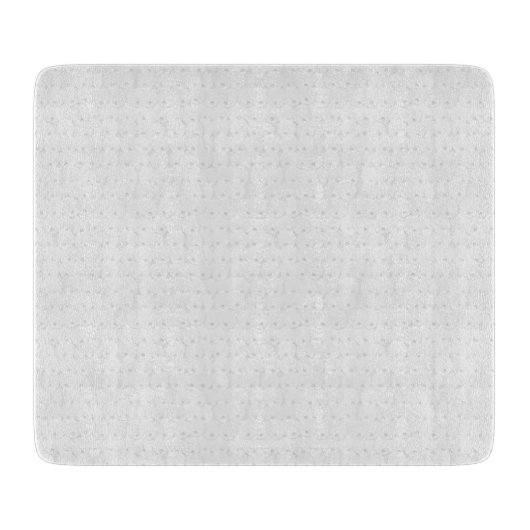 White Circle Sequins Sparkle Shiny Shimmer Glitter Snijplank (Voorkant)