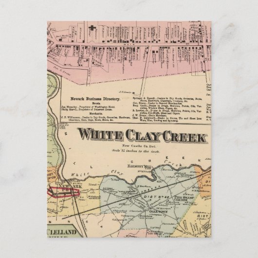 White Clay Creek, Newark Briefkaart (Voorkant)