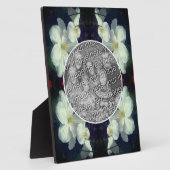 White Clematis Flowers Voeg je eigen foto toe Fotoplaat (Zijkant)