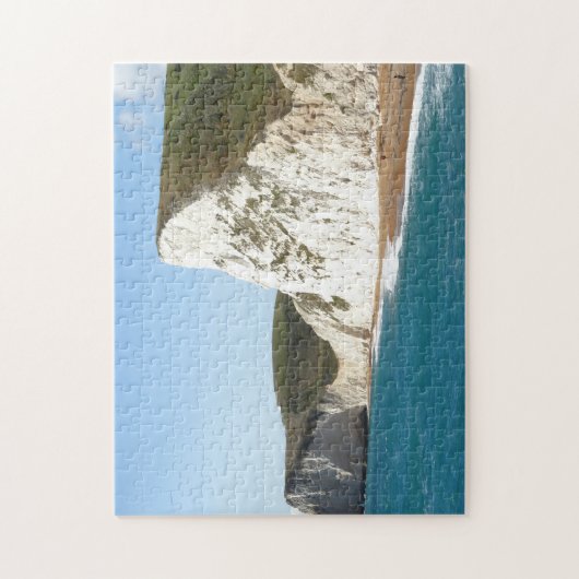 White Cliffs langs Jurassic Coast, Dorset, Engelan Legpuzzel (Verticaal)