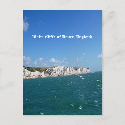 White Cliffs of Dover, Engeland Briefkaart (Voorkant)