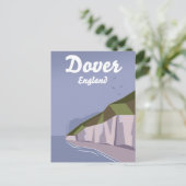 White Cliffs of Dover reisposter Briefkaart (Staand voorkant)
