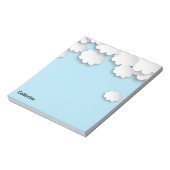 White Clouds Blue Sky Dreamweaver 3D Paper Cuting Notitieblok (Gedraaid)