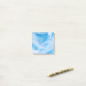 White Clouds Blue Sky Modern Professional Elegant Post-it® Notes (Op bureau)