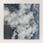 White Clouds Blue Sky Patroon Legpuzzel (Horizontaal)
