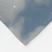 White Clouds Photo Print Fleece Deken (Hoek)