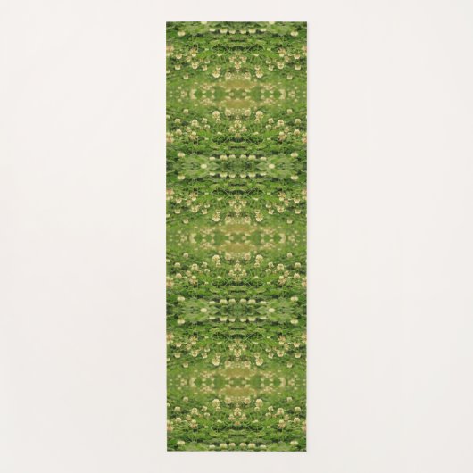 White Clover Geometric Pattern Yoga Mat (Voorkant)