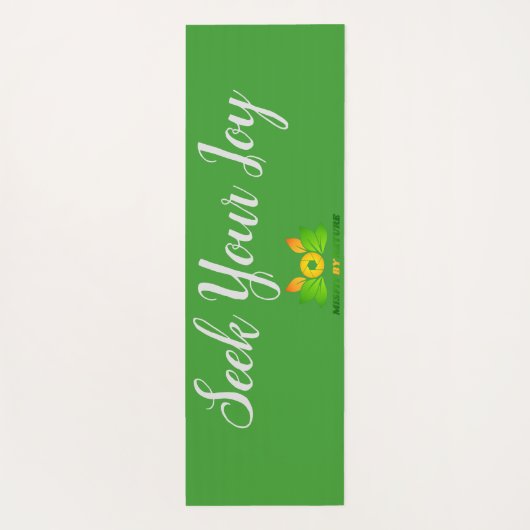 White Clover Geometric Pattern Yoga Mat (Achterkant)