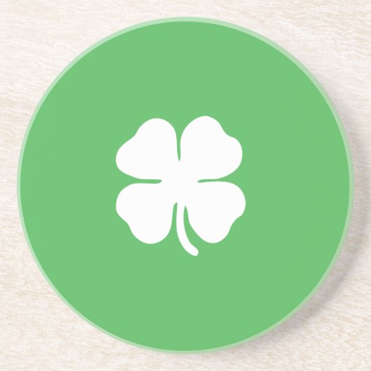 White Clover Leaf Onderzetter (Voorkant)