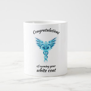 White Coat Ceremonie Kristal Medisch  Extra Grote Beker