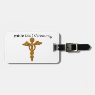 White Coat Ceremony Gold Medical, Label Bagagelabel