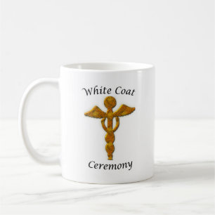 White Coat Ceremony Gold Medical Symbol Koffiemok