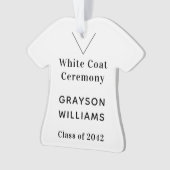 White Coat Ceremony Medical Ornament (voorkant)