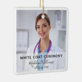 White Coat Ceremony Photo Ornament (Rechts)