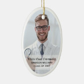 White Coat Ceremony Photo Ornament (Rechts)