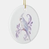 White Cockatiel Ornament (Rechts)