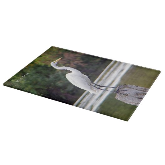 White Crane Cutting Board Snijplank (Hoek)