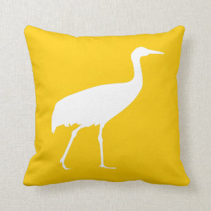 White Crane Kussen