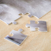 White Cream Puff Chow Chow Puppy Legpuzzel (Zijkant)