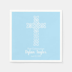 White Cross Bleek Blue First Community Religious Servet