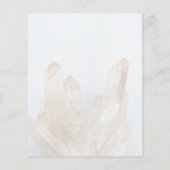 White Crystals Spa Salon Services Menu (Achterkant)