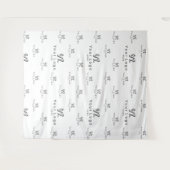 White Custom Business Logo Backdrop Trade show Wandkleed (Voorkant (horizontaal))