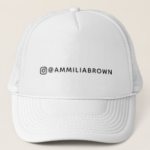 White Custom Instagram Pet Persoonlijke naam