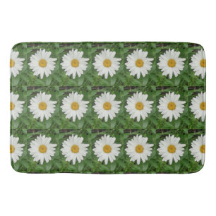 White Daisies Badmat