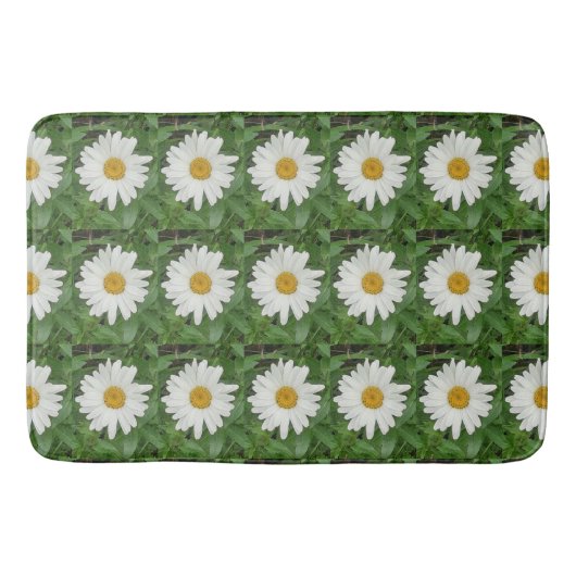 White Daisies Badmat (Voorkant)