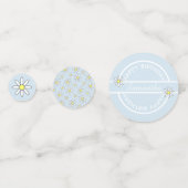 White Daisies Confetti (Achterkanten)