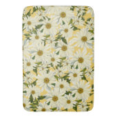 White Daisies Daisy Flower Yellow Bright Cheerful Badmat (Voorkant Verticaal)